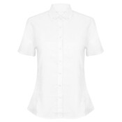 Women's modern short sleeve Oxford