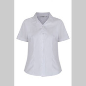 rsb - Short Sleeve, Non Iron fitted Rever Collar Blouses - Twin pack - senior 