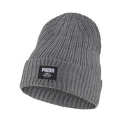 Puma Ribbed Classic Beanie - Heather Grey
