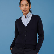Henbury Ladies Lightweight V Neck Cardigan