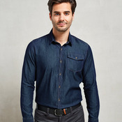 Jeans stitch denim shirt