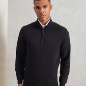 ¼ zip knitted sweater