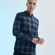 SF Clothing Brushed Check Casual Shirt