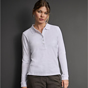 Ladies' Luxury Long Sleeve Stretch Polo