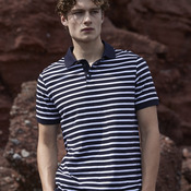 Striped Jersey polo shirt