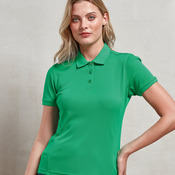 Women's Coolchecker plus piqué polo with CoolPlus®