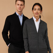 Henbury Unisex Zip Through Cardigan