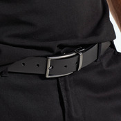 Men's two-way leather belt