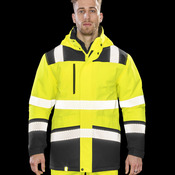Printable softshell safety coat