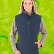 Ladies' Recycled 2-Layer Printable Softshell Bodywarmer