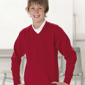 Jerzees Kids V Neck Sweatshirt